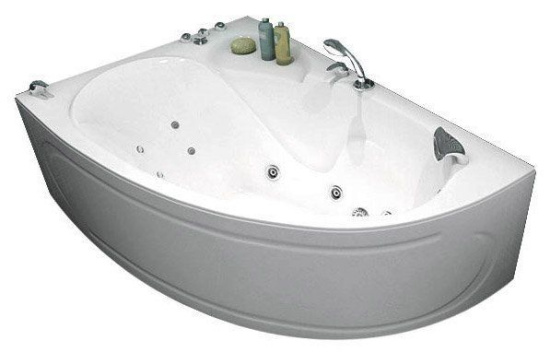Акриловая ванна Triton Кайли 150х100 см R с гидромассажем