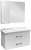 Тумба с раковиной Comforty Неаполь 100 белый глянец