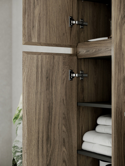 Шкаф-пенал Sancos Libra 35 дуб чарльстон, подвесной