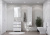 Тумба с раковиной Roca The Gap 60 3 ящика, белый глянец