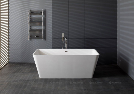 Ванна из искусственного камня Aquanet Demure TC-S03B 165x73 см. глянцевая