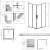 Душевой уголок Radaway Idea Black KDD 90x110 Душевой уголок Radaway Idea Black KDD 90x110