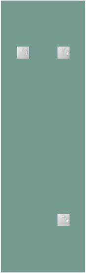 Зеркало Evoform Standard BY 0255 50x160