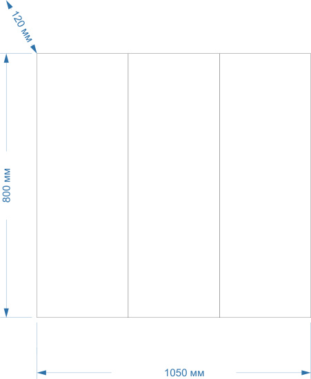 Зеркало-шкаф Misty Балтика 105