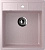 Мойка кухонная Ulgran U-406-315 розовая