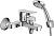 Смеситель для ванны Decoroom DR22 DR22036