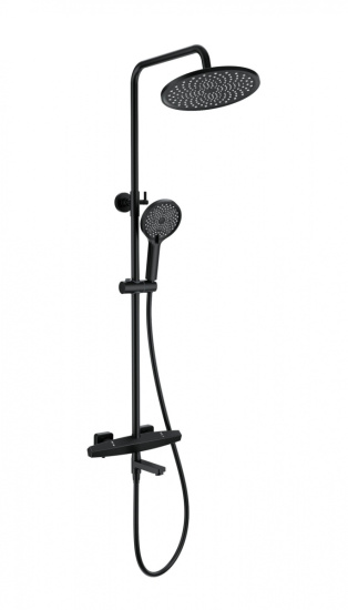 Душевая стойка Wonzon & Woghand Neo WW-B3046-A1-MB с термостатом