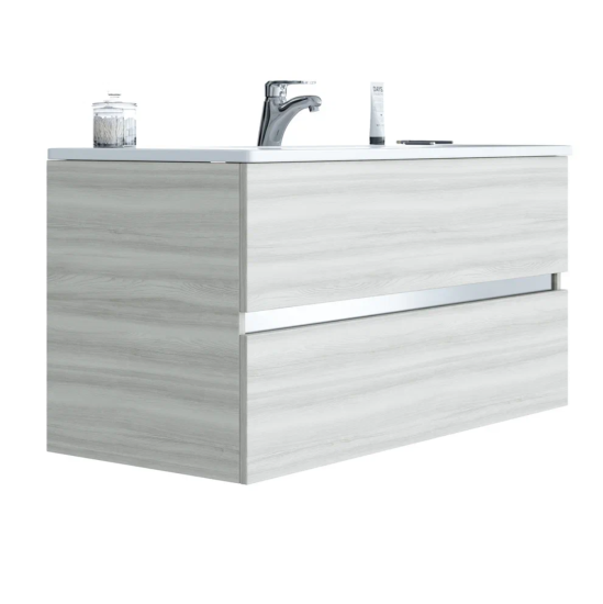 Тумба с раковиной Sanvit Кубэ-2 100 дуб