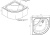 Поддон для душа Am.Pm Gem Deep W90T-401A090W 90x90 Поддон для душа Am.Pm Gem Deep W90T-401A090W 90x90