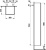 Пенал Laufen Kartell by Laufen 4.0828.7.033.642.1 L, шиферный