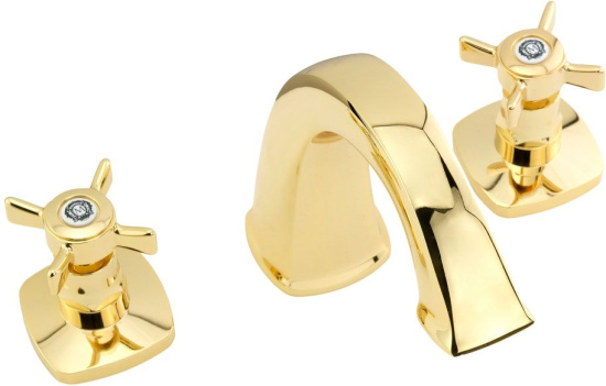 Смеситель для раковины Migliore Korona 28508 золото