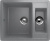 Мойка кухонная Ulgran U-106-342 графитовая