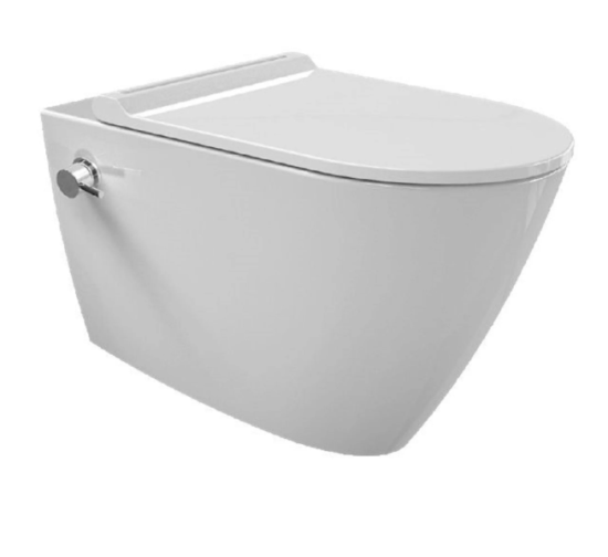Подвесной унитаз beWash Alesta ALKA054H1VE0W5SZ0 с функцией биде, встроенным смесителем