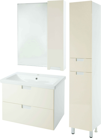 Зеркало Bellezza Пегас 60 R бежевое