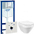 Инсталляция Grohe Rapid SL 38775001 4 в 1 с кнопкой + унитаз подвесной Am.Pm Spirit FlashClean + сиденье Spirit V2.0 C707857WH с микролифтом