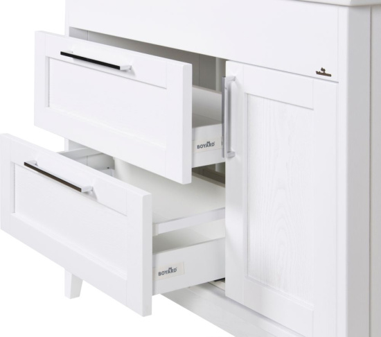 Зеркало ValenHouse Эйвори 105 белое