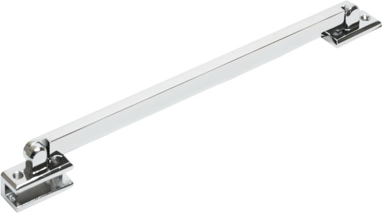 Душевая дверь в нишу Vegas Glass AFP 110 08 01 L вход 63 см, профиль глянцевый хром, стекло прозрачное