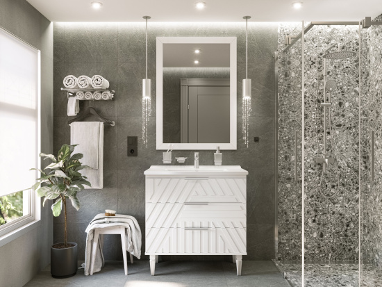 Тумба с раковиной Brevita Etna 85