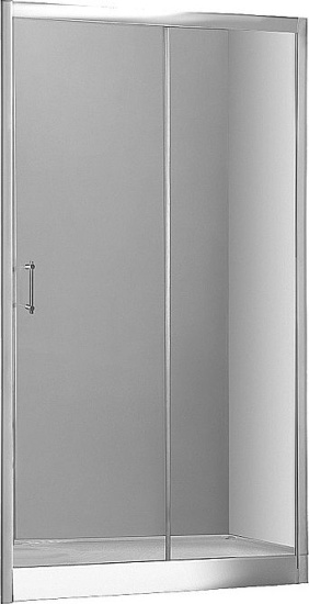 Душевая дверь в нишу Aquanet Alfa NAA6121 1500х2000 стекло прозрачное, профиль хром