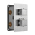 Смеситель с термостатом для душа RGW Shower Panels SP-42-03 с внутренней частью Смеситель с термостатом для душа RGW Shower Panels SP-42-03 с внутренней частью
