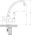 Смеситель для кухни Zorg Sanitary Clean Water ZR 316 YF-33 BR