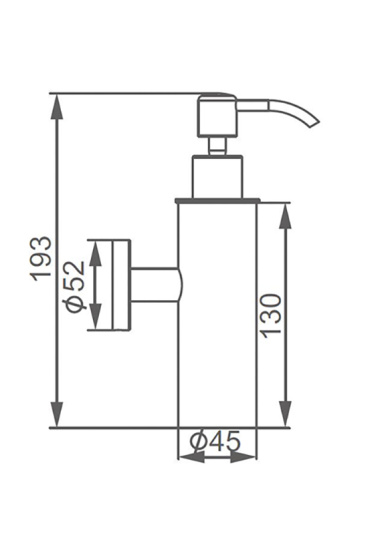 Дозатор Altrobagno SD 080404 Cr
