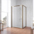 Душевой уголок Vegas Glass ZP+ZPV TUR NOVO h1900 155*90 05 10 профиль бронза, стекло сатин Душевой уголок Vegas Glass ZP+ZPV TUR NOVO h1900 155*90 05 10 профиль бронза, стекло сатин