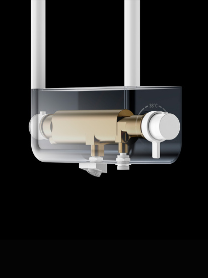 Душевая стойка AQUAme AQM8003B с термостатом