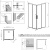 Душевой уголок Radaway Idea Black KDD 90x90