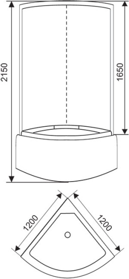 Душевая кабина Arcus AS-114G