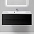 Тумба с раковиной BelBagno Marino 120 nero lucido