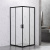 Душевой уголок Veconi Rovigo RV-101B 80x80, профиль черный