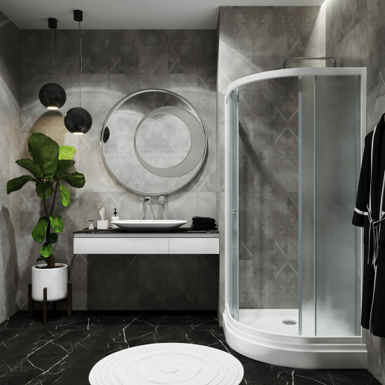 Душевой уголок Triton Риф 80x80 A с поддоном