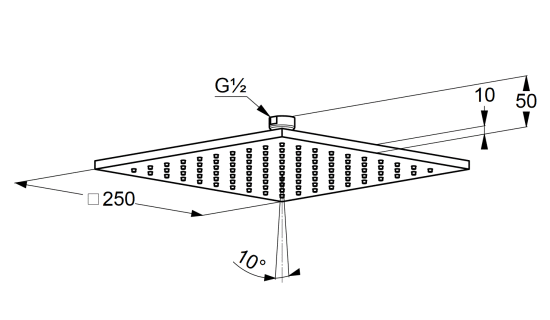 Душевая система Kludi Ameo 416400575 с внутренней частью