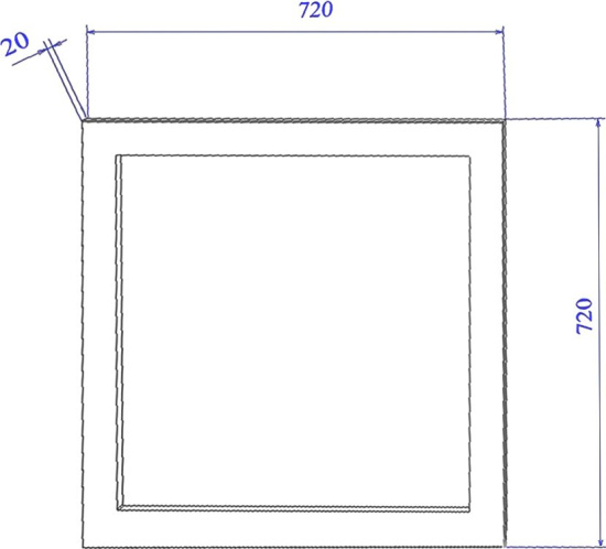 Мебель для ванной Sanflor Ванесса 75 напольная, индиго