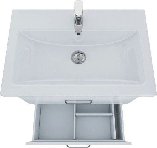 Тумба с раковиной Iddis New Custo 70, напольная, белая