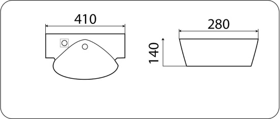 Раковина CeramaLux 4414