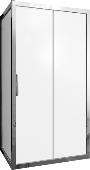 Душевой уголок Stworki Эстерсунд 120x90 см профиль хром глянец, стекло матовое