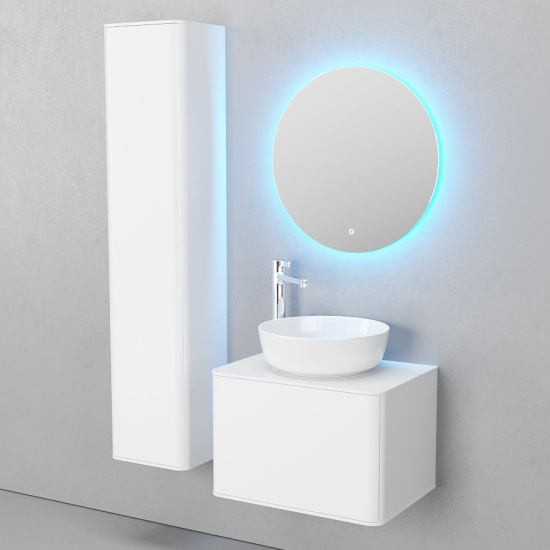 Зеркало Stworki Ноттвиль 60 с подсветкой, сенсор на зеркале