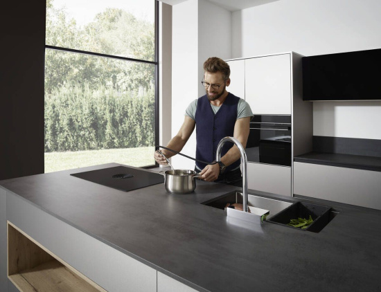 Смеситель для кухни Hansgrohe Aquno Select M81 73831000 хром