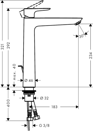 Душевой комплект Hansgrohe Talis E 71740000