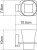 Стакан Wasserkraft Leine White K-5028White