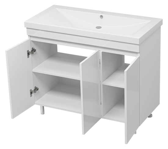 Тумба с раковиной Misty Енисей 100