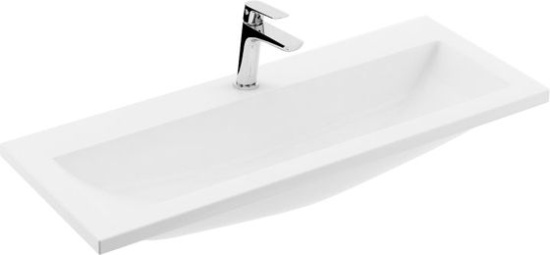 Тумба с раковиной Ravak Clear 80 белая/вишня