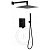 Душевая система Filarete Fing FL1043BL, черный
