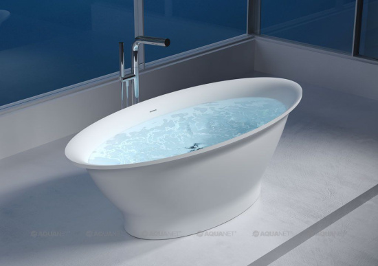 Ванна из искусственного камня Aquanet Entice V1 190x90 см. глянцевая