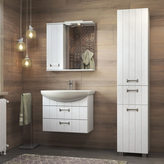 Тумба с раковиной Vigo Diana 60-0-2 подвесная, 2 ящика