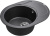 Мойка кухонная Paulmark Oval PM316550-BL черный