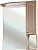 Зеркало-шкаф Bellezza Камелия 75 R светлый лен