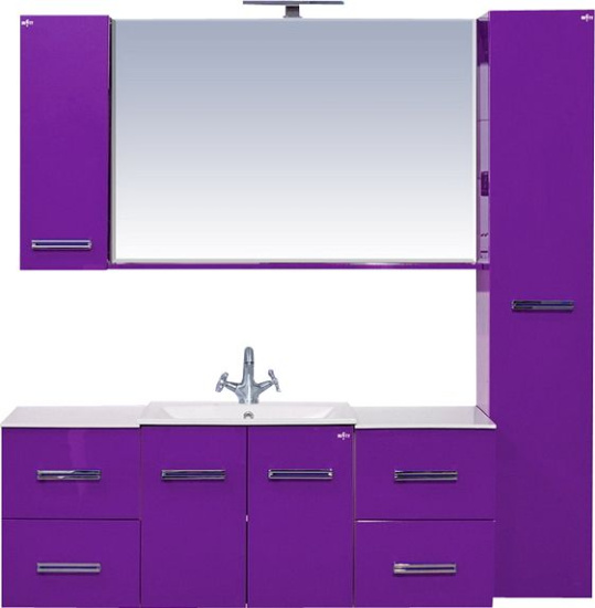 Тумба Misty Атланта 38 сиреневая